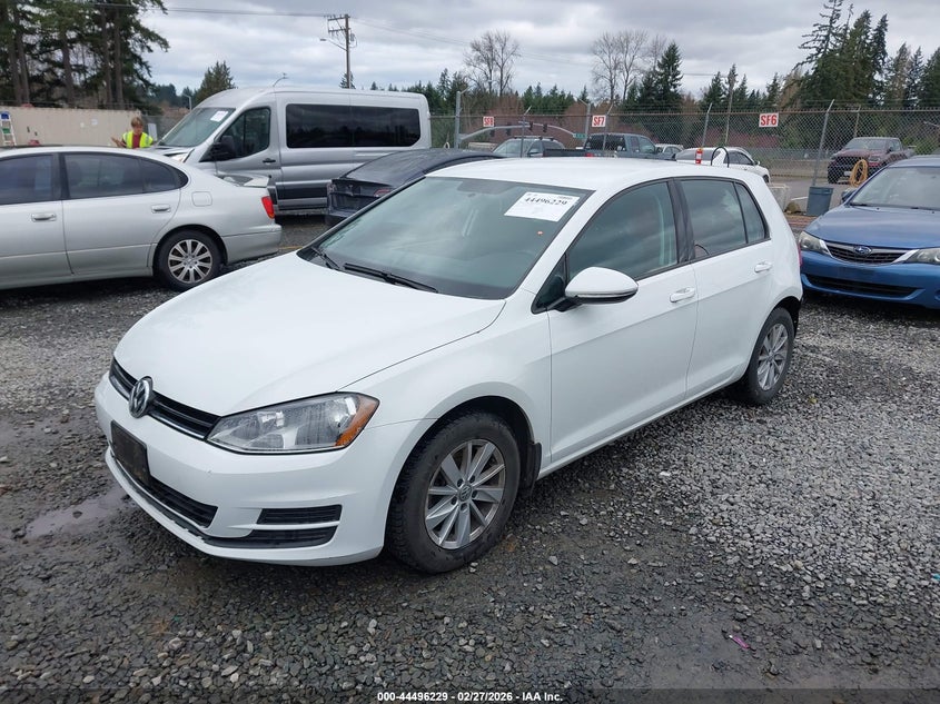 2017 Volkswagen Golf Tsi S 4-Door/Tsi Se 4-Door/Tsi Sel 4-Door/Tsi Wolfsburg Edition 4-Door