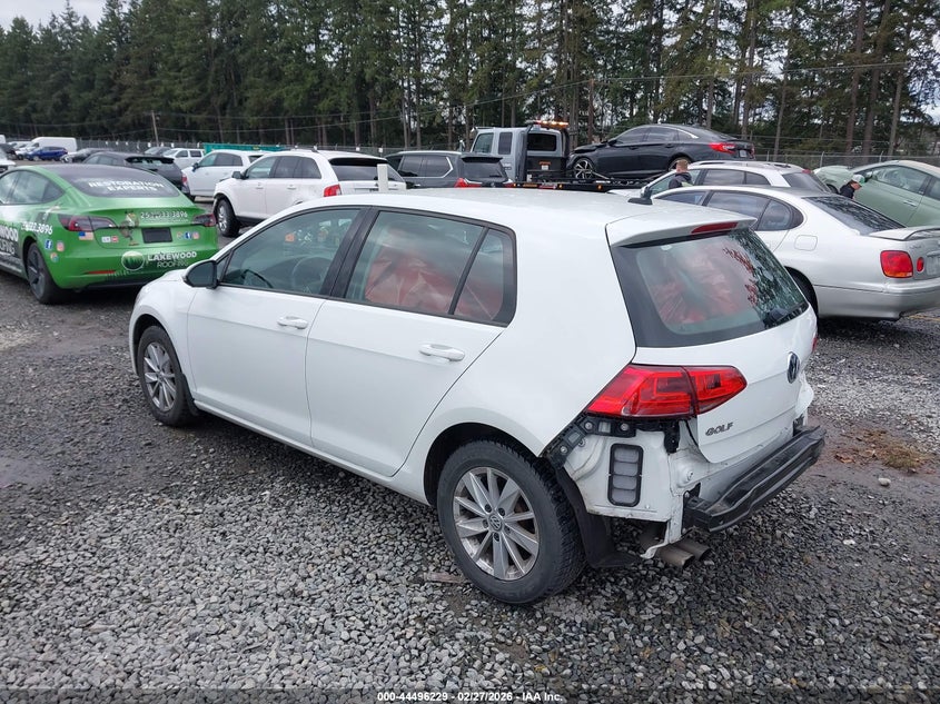 2017 Volkswagen Golf Tsi S 4-Door/Tsi Se 4-Door/Tsi Sel 4-Door/Tsi Wolfsburg Edition 4-Door