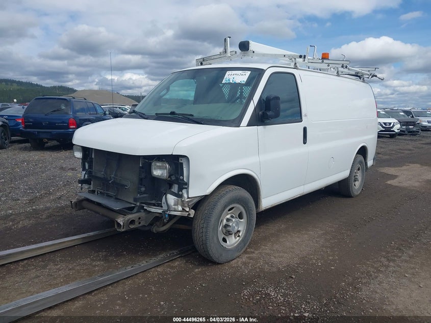Vin: 1gcwgaff0g1245120, lot: 44992991, chevrolet express 2500 work van 20162