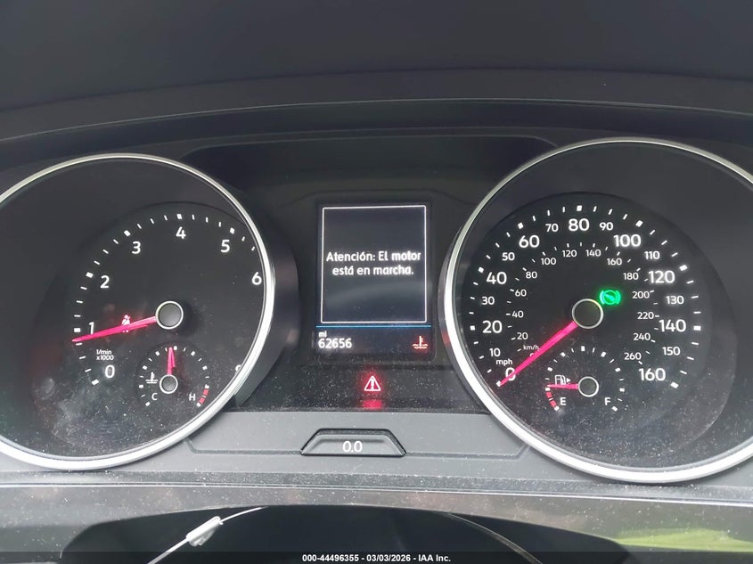 2020 Volkswagen Tiguan 2.0T S VIN: 3VV1B7AXXLM111869 Lot: 44496355