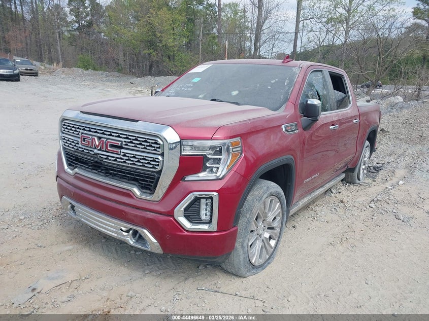 Vin: 1gtu9fel1lz325706, lot: 44993375, gmc sierra 1500 4wd  short box denali 20202