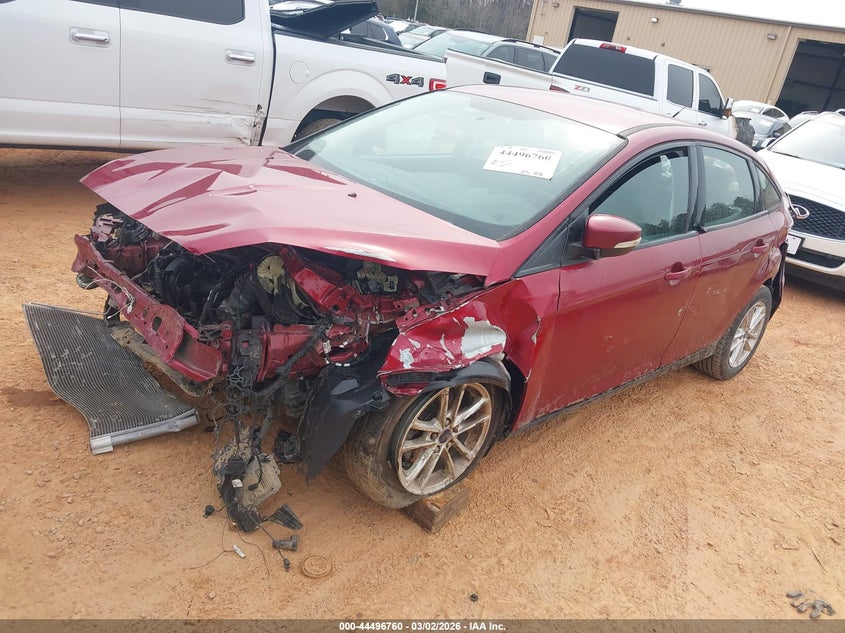 Vin: 1fadp3f21gl243869, lot: 44993486, ford focus se 20162