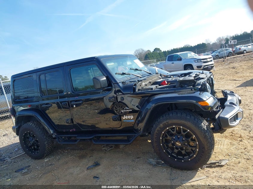 2021 Jeep Wrangler 4Xe Unlimited Sahara 4X4 VIN: 1C4JJXP62MW843463 Lot: 44496991