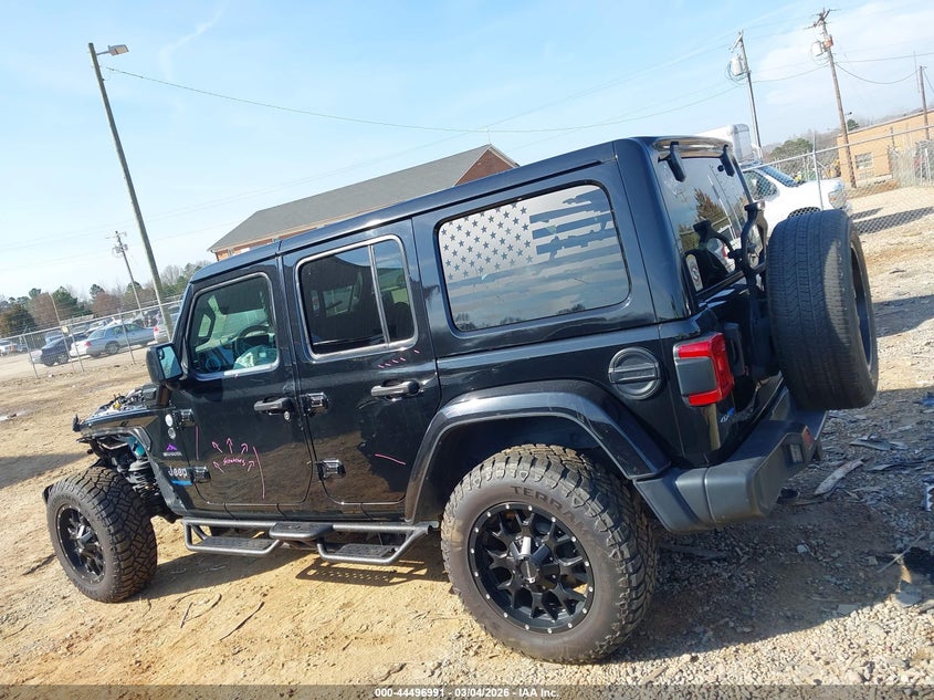 2021 Jeep Wrangler 4Xe Unlimited Sahara 4X4 VIN: 1C4JJXP62MW843463 Lot: 44496991
