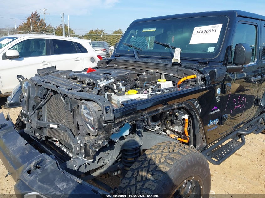 2021 Jeep Wrangler 4Xe Unlimited Sahara 4X4 VIN: 1C4JJXP62MW843463 Lot: 44496991
