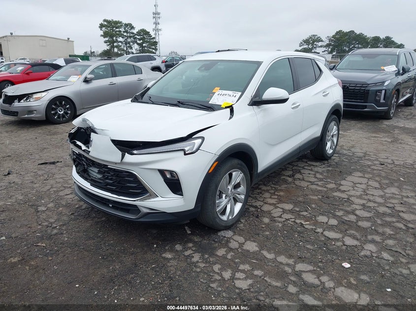 Vin: kl4ambs24rb024607, lot: 44994360, buick encore gx preferred fwd 20242