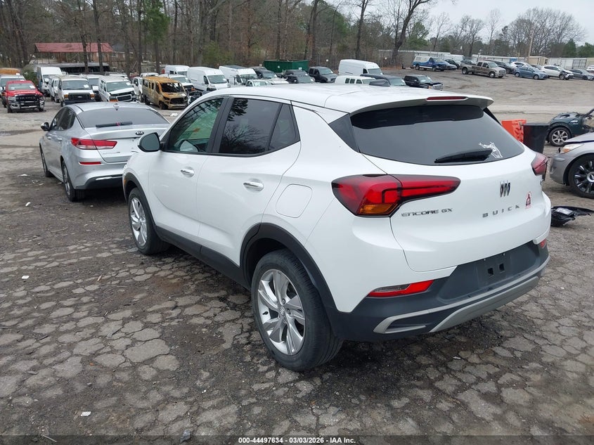 Vin: kl4ambs24rb024607, lot: 44994360, buick encore gx preferred fwd 20243