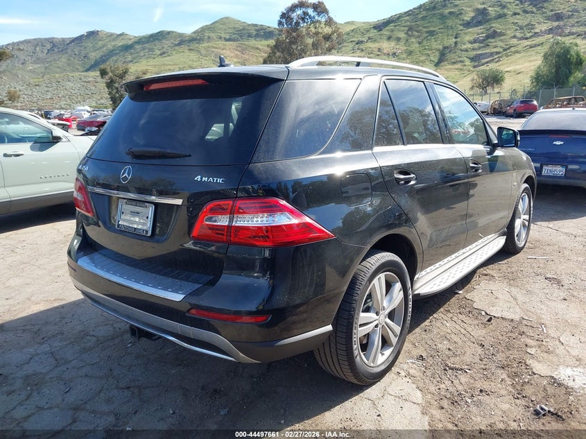 2012 Mercedes-Benz Ml 350 4Matic