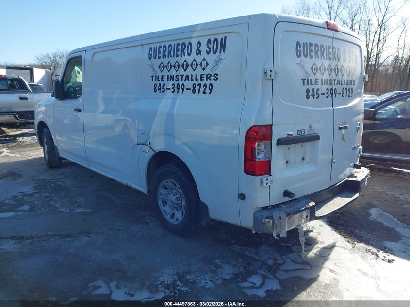 2013 Nissan Nv Cargo Nv1500 Sv V6