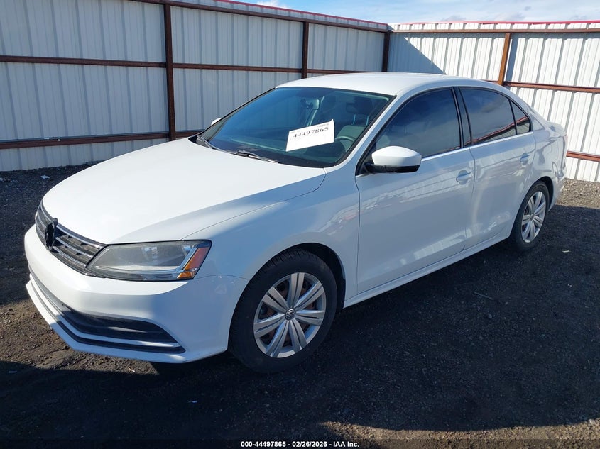 2017 Volkswagen Jetta 1.4 1.4T S white Lot 111044497865 Vin 3VW2B7AJ8HM347584