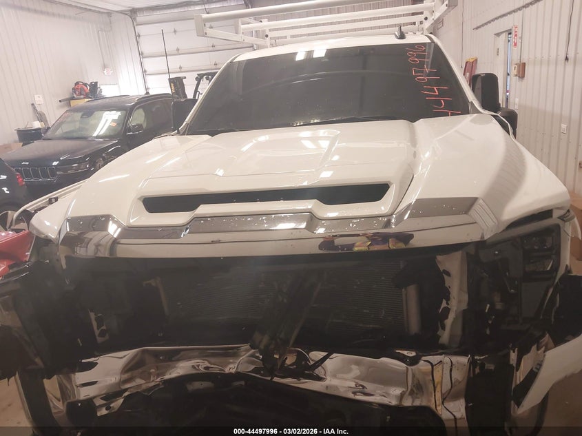 2024 Gmc SIERRA 2500Hd 4Wd Long Bed Pro white Lot 111044497996 Vin 1GD59LE73RF301600