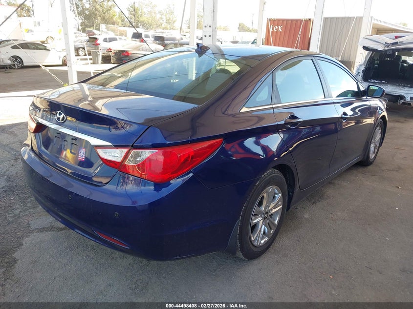 2012 Hyundai Sonata 2.4 Gls blue Lot 111044498408 Vin 5NPEB4AC4CH380922