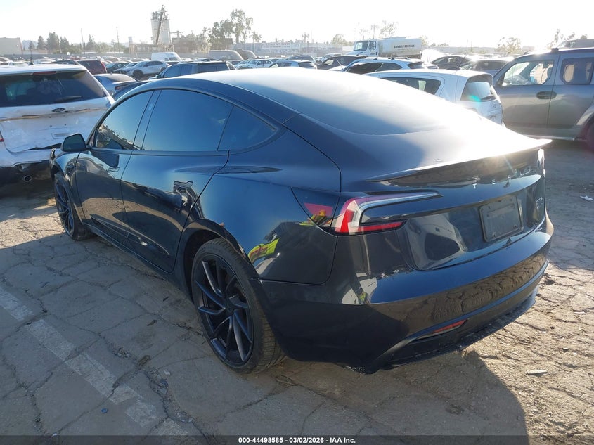 2024 TESLA MODEL 3 auction photo 3