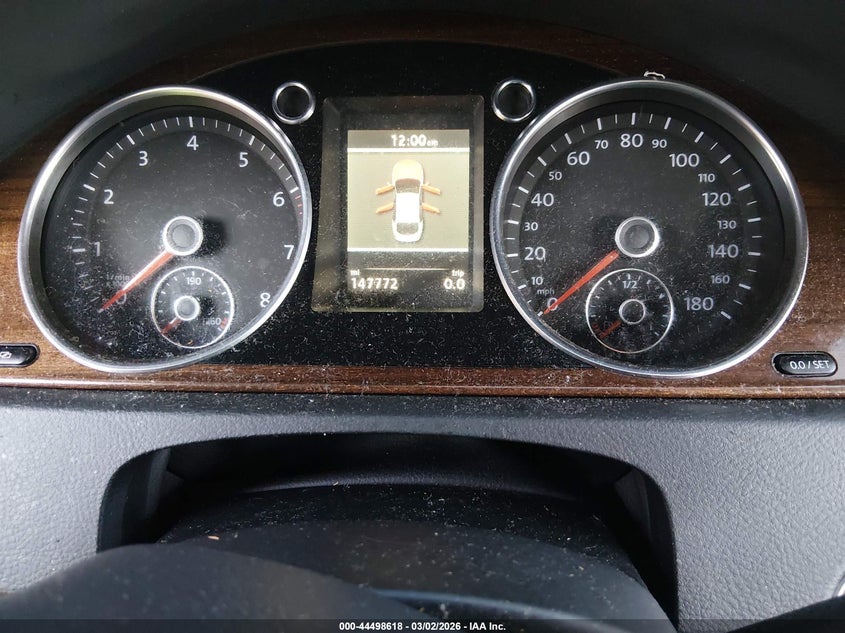 2012 Volkswagen Cc Vr6 Executive VIN: WVWGU7AN6CE546802 Lot: 44498618