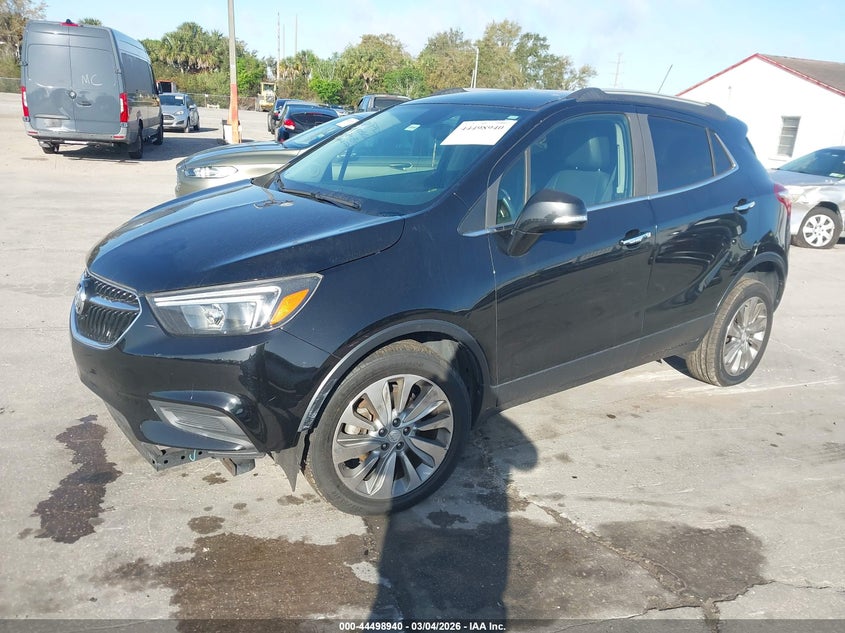 Vin: kl4cjesb9jb553820, lot: 44995666, buick encore preferred 20182