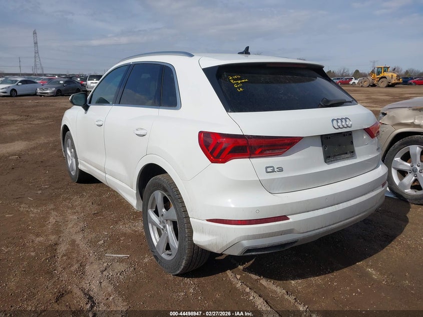 Vin: wa1aecf31l1075954, lot: 44995673, audi q3 premium 45 tfsi quattro tiptronic 20203