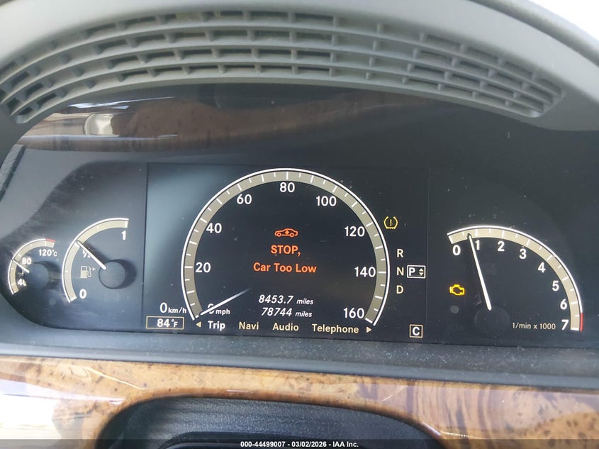 2008 Mercedes-Benz S 550 VIN: WDDNG71XX8A151896 Lot: 44499007