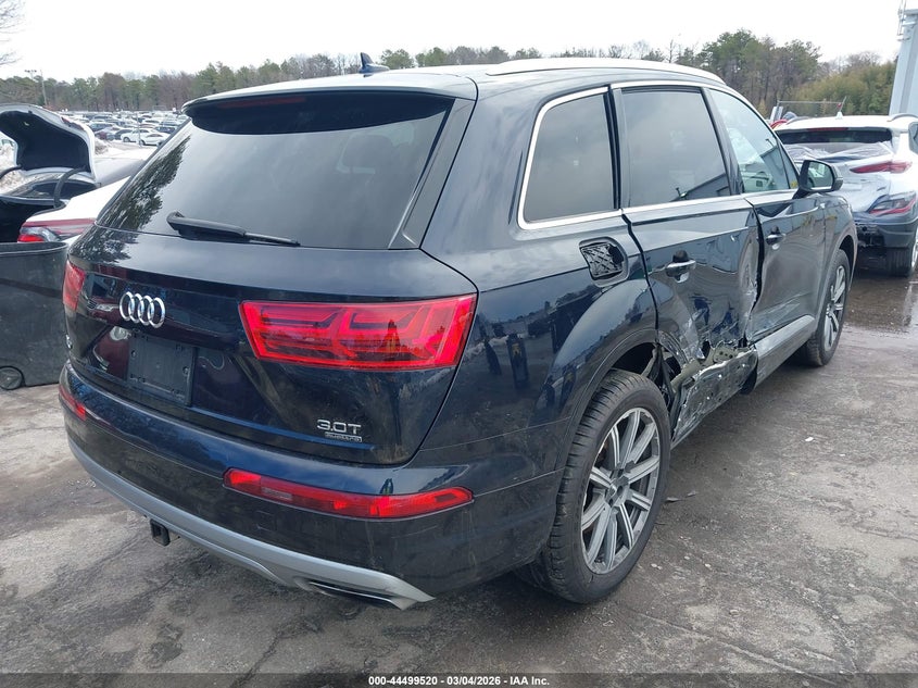 Vin: wa1laaf73hd052127, lot: 44996247, audi q7 3.0t premium 20174