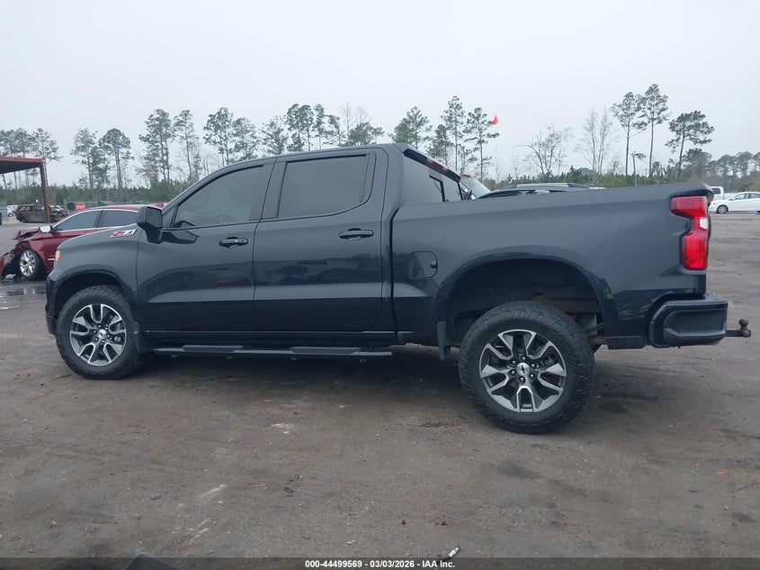 VIN 1GCUDEE81PZ166051 2023 CHEVROLET SILVERADO 1500 4WD  SHORT BED RST