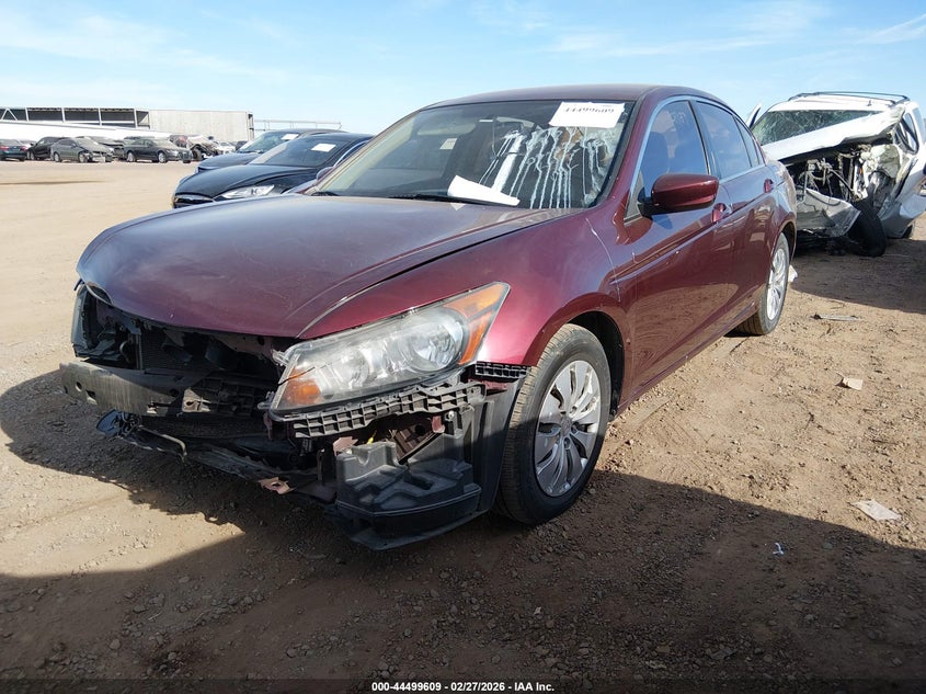 2012 Honda Accord 2.4 2.4 Lx Red Lot 111044499609 Vin 1HGCP2F36CA069734