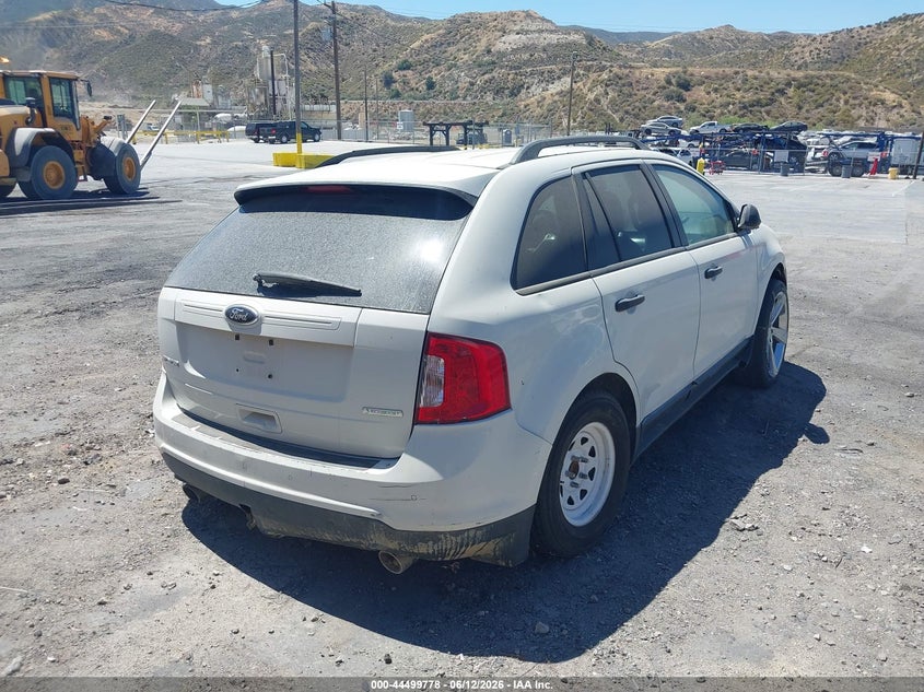 Vin: 2fmdk3g97dba90877, lot: 44996504, ford edge se 20134