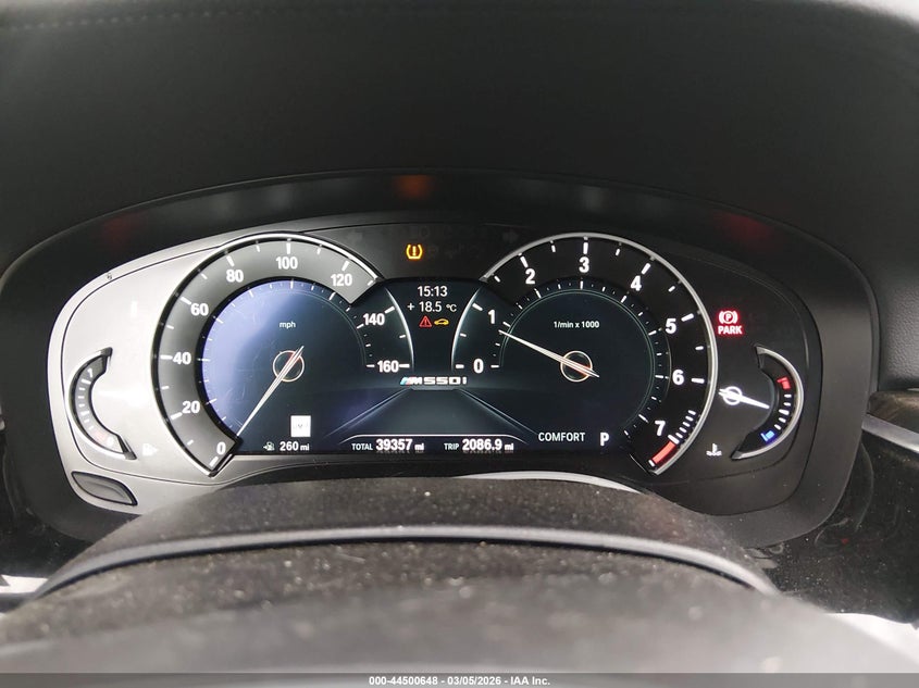 2019 BMW M550I xDrive VIN: WBAJB9C50KB464307 Lot: 44500648