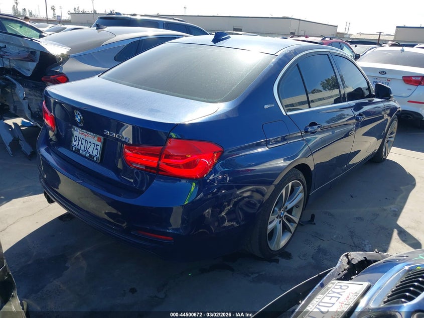 Vin: wba8e1c55ja180196, lot: 44997398, bmw 330e iperformance 20184