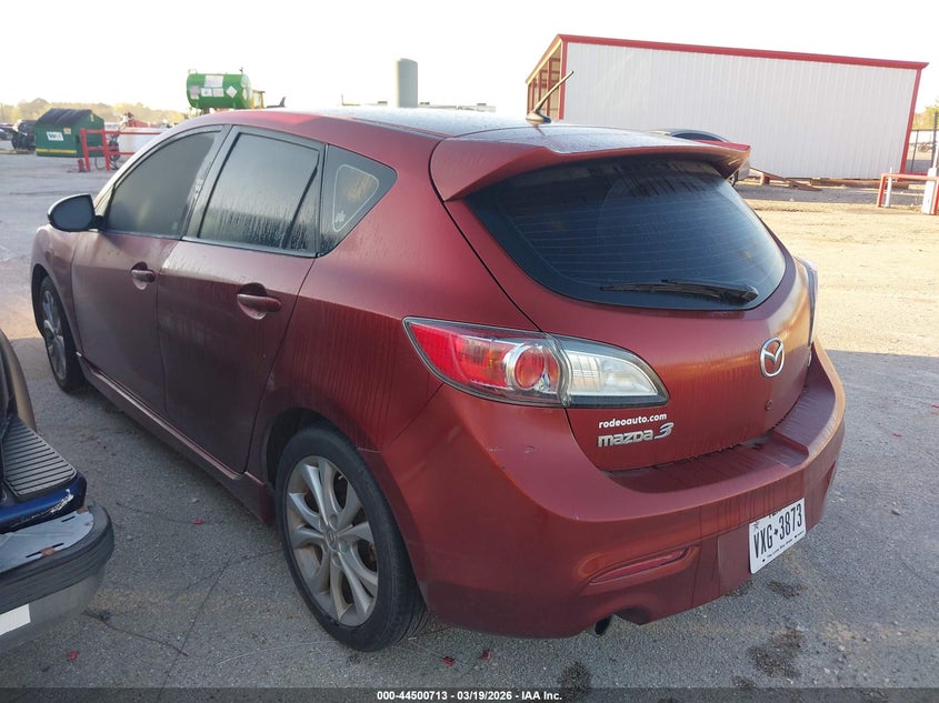Vin: jm1bl1k66b1360961, lot: 44997439, mazda mazda3 s sport 20113