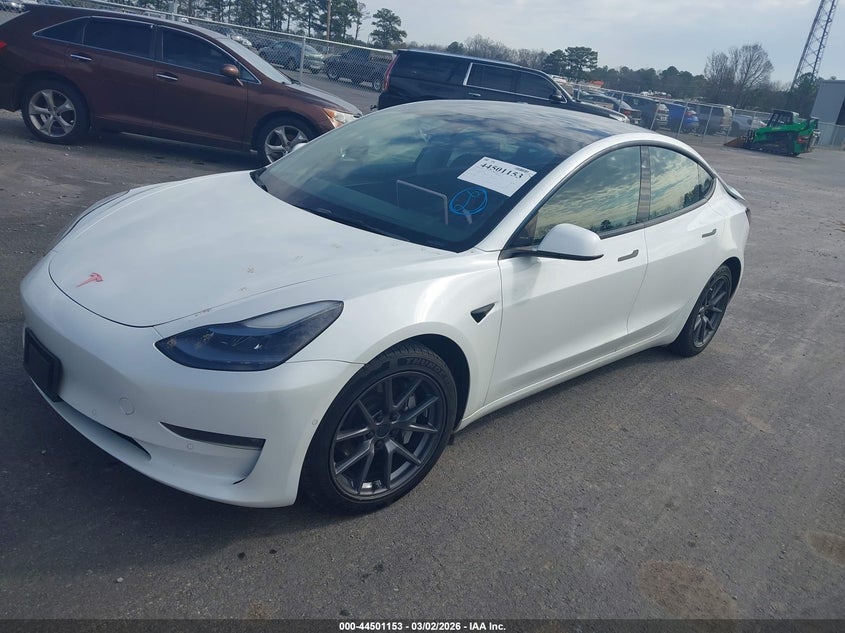 Vin: 5yj3e1eb9nf189111, lot: 44997879, tesla model 3 long range dual motor all-wheel drive 20222