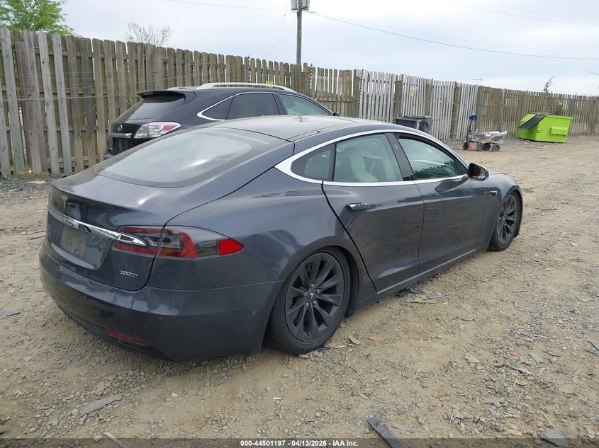 2017 Tesla Model s 100D/60D/75D/90D/P100D blue Lot 111044501197 Vin 5YJSA1E27HF220240