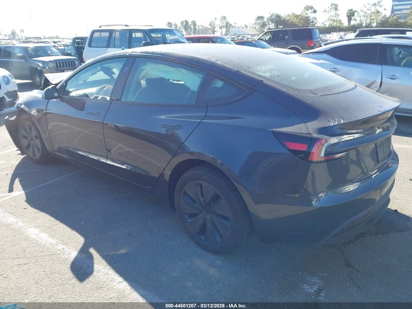 Vin: 5yj3e1ea3sf053155, lot: 44997963, tesla model 3 long range rear-wheel drive/standard rear-wheel drive 20253