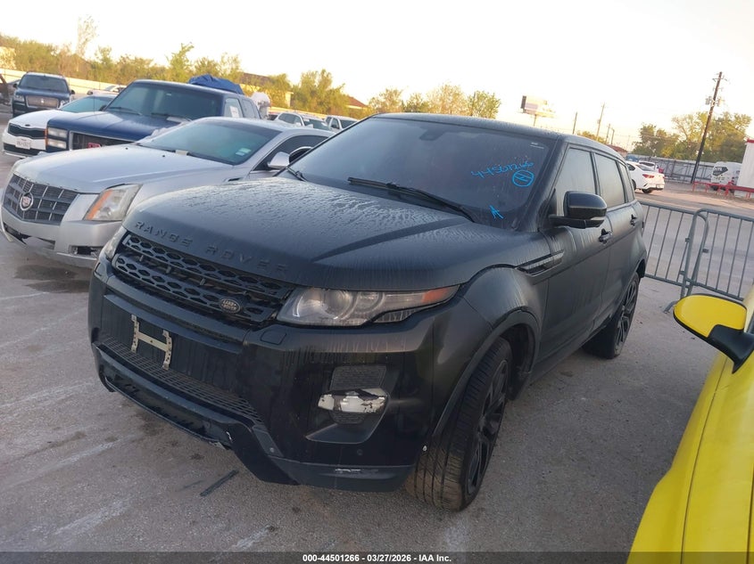 Vin: salvt2bg2dh740975, lot: 44998022, land rover range rover evoque pure 20132