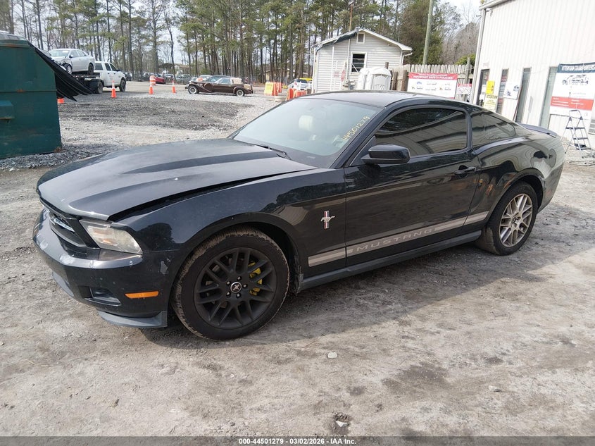 2012 Ford Mustang 3.7 V6 Premium Unknown Lot 111044501279 Vin 1ZVBP8AM7C5262817