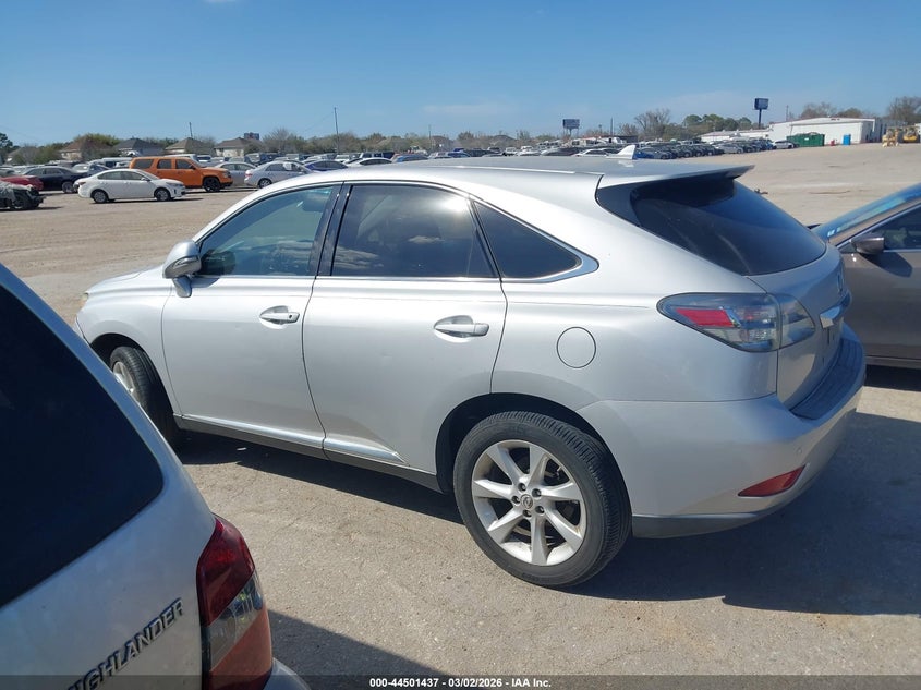 2012 Lexus Rx 350 3.5 silver Lot 111044501437 Vin 2T2ZK1BA4CC066053