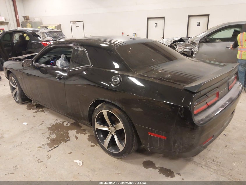 Vin: 2c3cdzat7fh855379, lot: 44998272, dodge challenger r/t shaker 20153