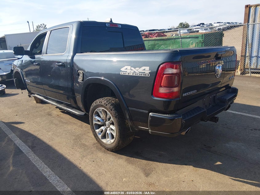 Vin: 1c6srfjt6ln369583, lot: 44998891, ram 1500 laramie  4x4 5'7 box 20203