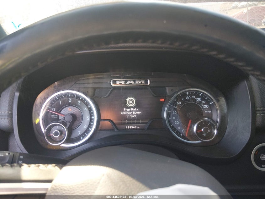 2020 Ram 1500 Laramie 4X4 5'7 Box VIN: 1C6SRFJT6LN369583 Lot: 44502135