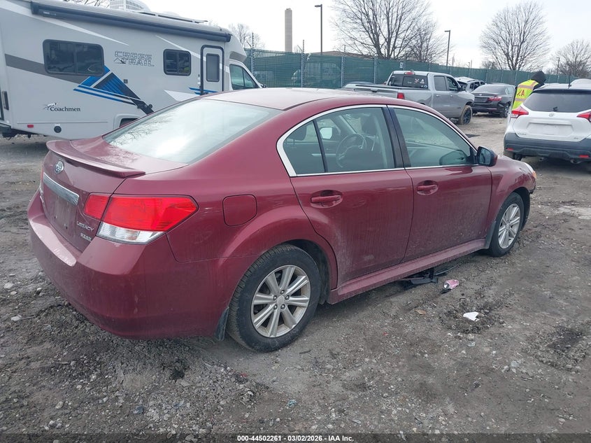 2012 Subaru Legacy 2.5I Premium