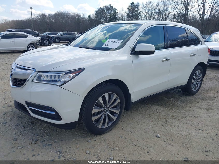 2016 Acura Mdx Technology Acurawatch Plus Packages/Technology Package