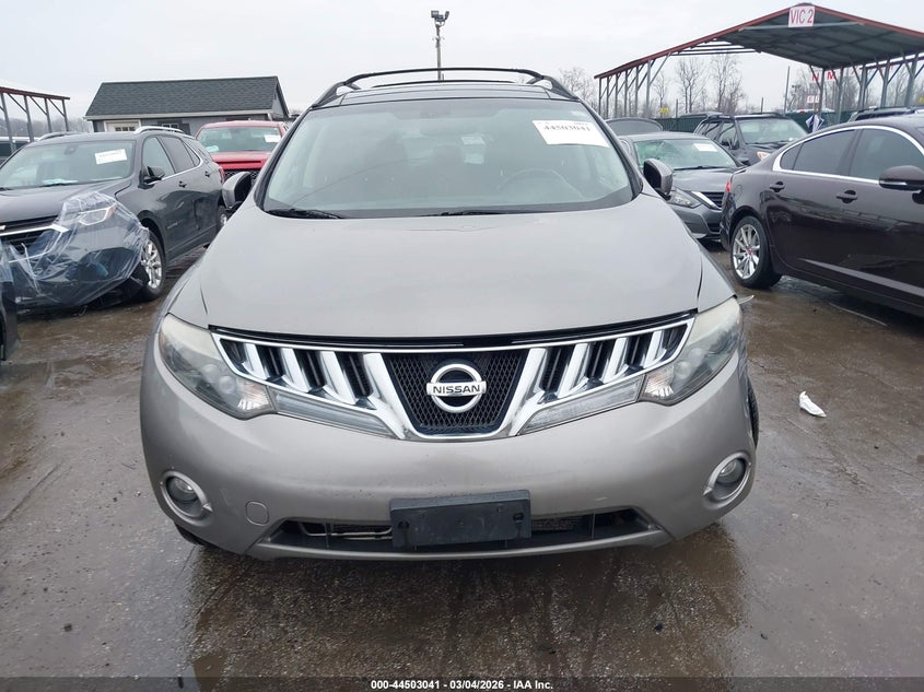 2009 Nissan Murano Sl VIN: JN8AZ18W09W121618 Lot: 44503041