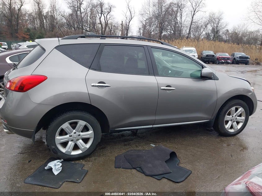 2009 Nissan Murano Sl VIN: JN8AZ18W09W121618 Lot: 44503041