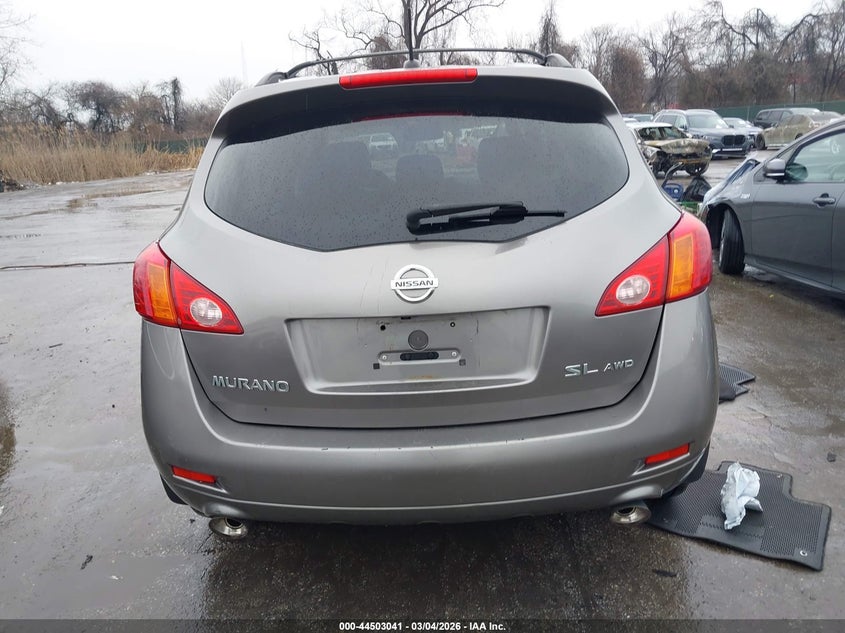 2009 Nissan Murano Sl VIN: JN8AZ18W09W121618 Lot: 44503041