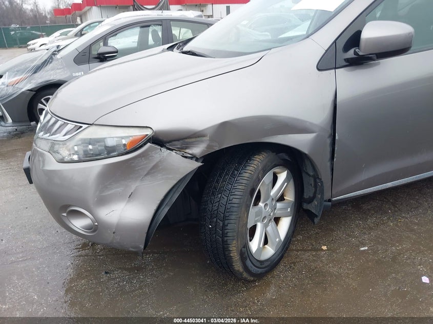 2009 Nissan Murano Sl VIN: JN8AZ18W09W121618 Lot: 44503041