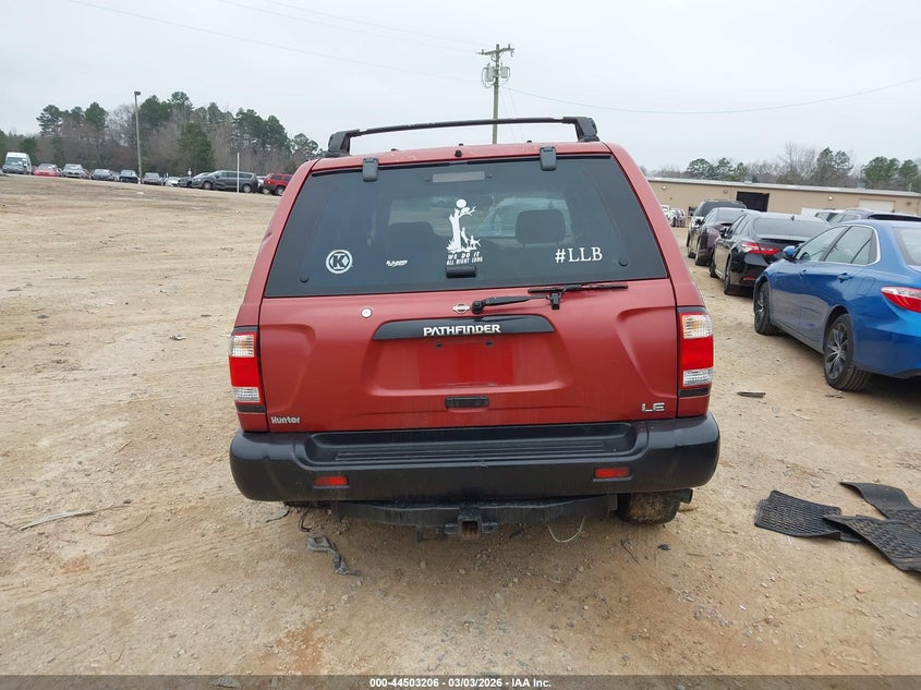 1999 Nissan Pathfinder Le/Se/Xe VIN: JN8AR07Y3XW379254 Lot: 44503206