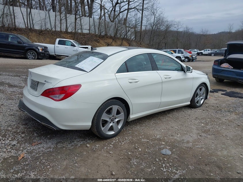 2018 Mercedes-Benz Cla 250 4Matic
