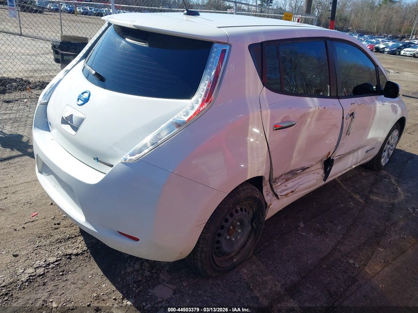 Vin: 1n4az0cp1gc307436, lot: 45000135, nissan leaf s 20164