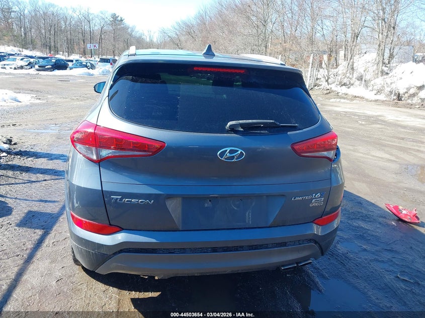 2016 Hyundai Tucson Limited VIN: KM8J3CA24GU168428 Lot: 44503654