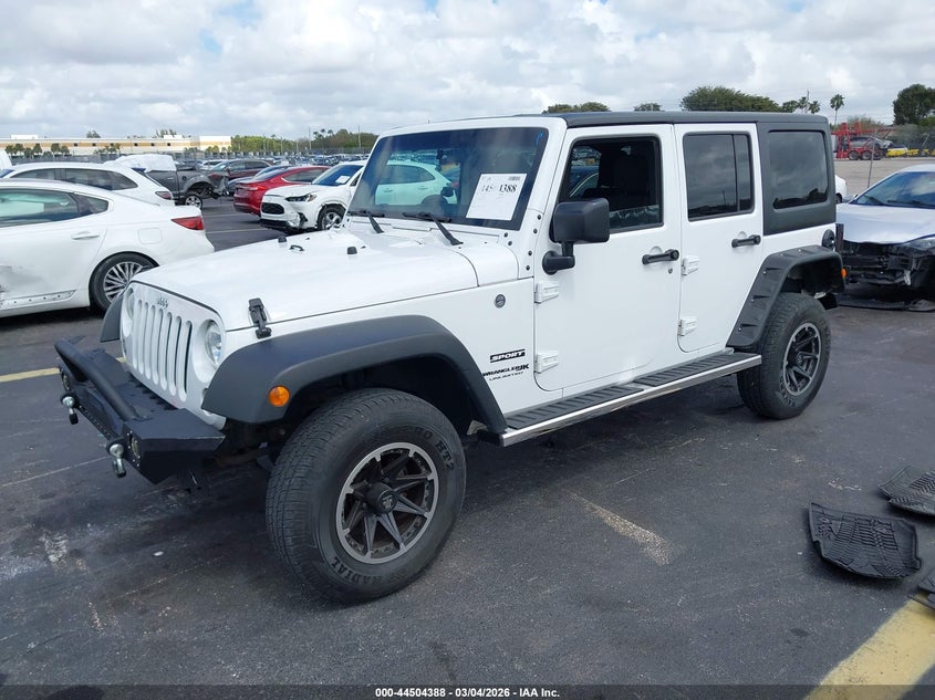 2018 Jeep Wrangler Jk Unlimited Sport 4X4