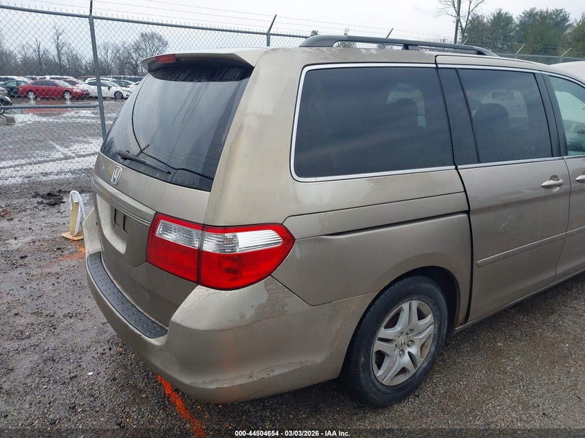 2007 Honda Odyssey Ex-L VIN: 5FNRL38627B419617 Lot: 44504654