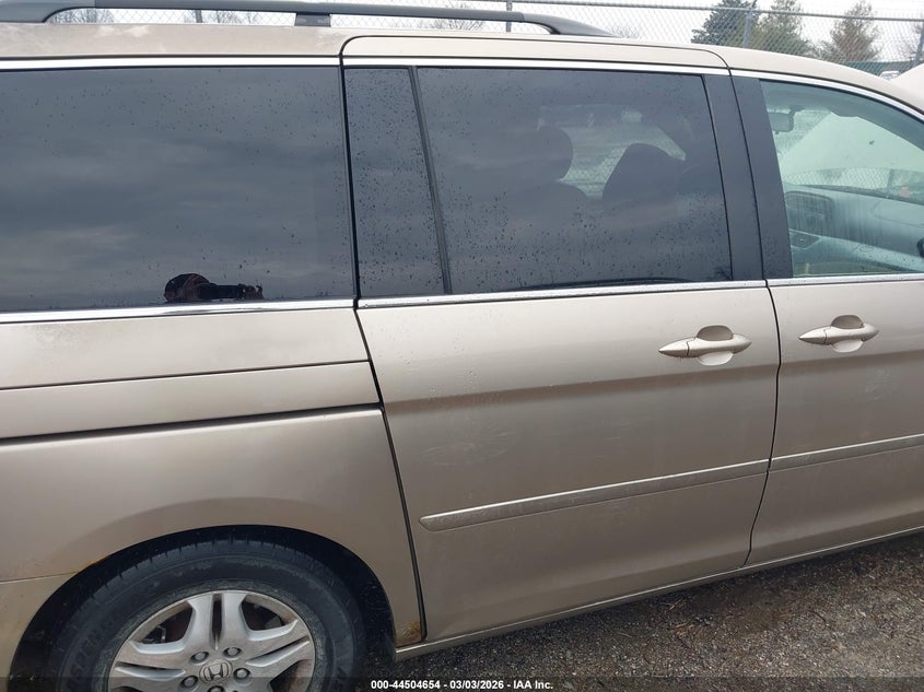 2007 Honda Odyssey Ex-L VIN: 5FNRL38627B419617 Lot: 44504654